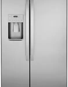 416RKmg2a9L.__AC_SY445_SX342_QL70_FMwebp_-1 GE GSS25IYNFS Side by Side Refrigerator Review Stainless Steel Design and Features