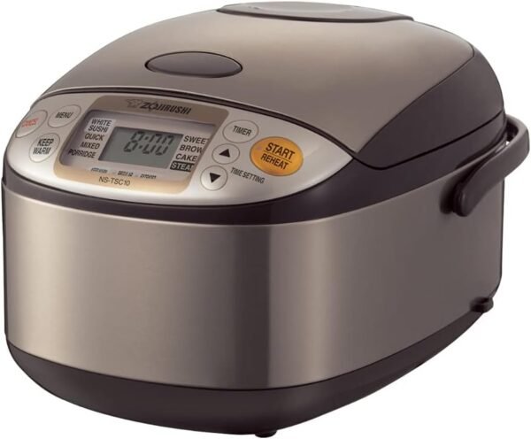 519ZkB1stgL._AC_SL1000_ Zojirushi Micom Rice Cooker Review 5.5-Cup Stainless Brown Bundle Features and Performance