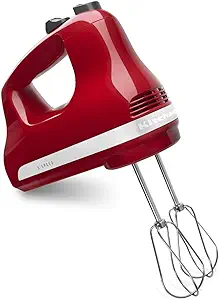 51Vc2y5YkoL.__AC_SX300_SY300_QL70_FMwebp_ KitchenAid 5 Speed Ultra Power Hand Mixer KHM512ER review for kitchen enthusiasts