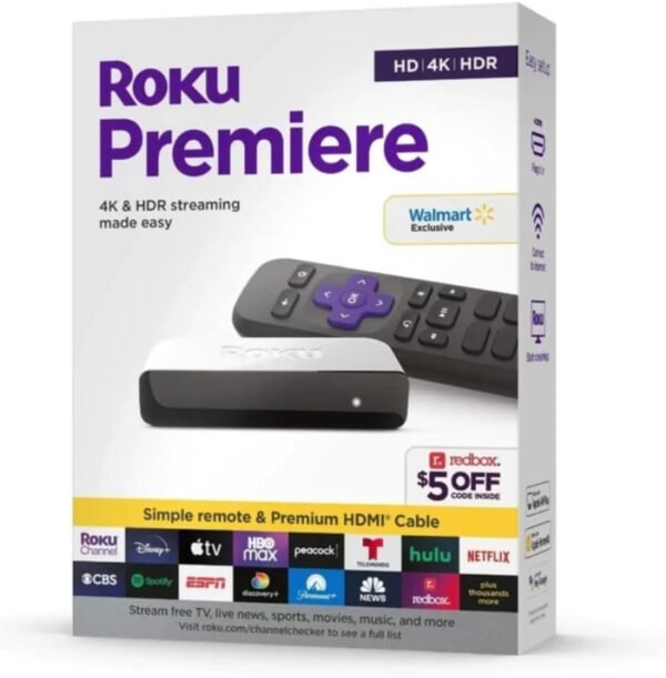 51kB94SGP7L._AC_SL1000_ Roku Premiere Streaming Player 3920X Review Exceptional Value for HD, 4K, and HDR