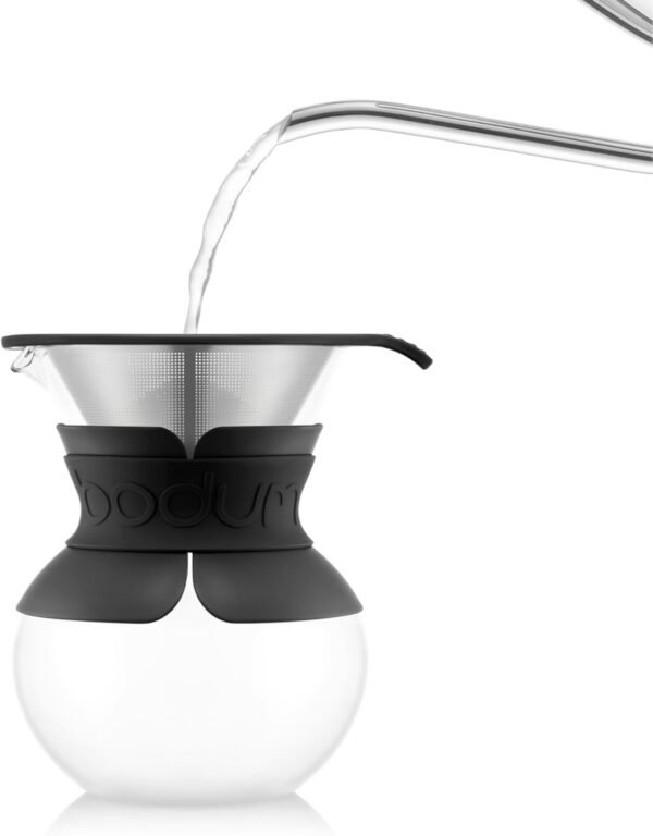 51ooOJrSfWL._AC_SL1500_ Review of Bodum Pour Over Coffee Maker 17oz with Stainless Steel Filter