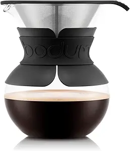 51qwvcGhjBL.__AC_SX300_SY300_QL70_FMwebp_ Review of Bodum Pour Over Coffee Maker 17oz with Stainless Steel Filter
