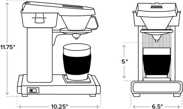 51tUmosKb6L._AC_SL1000_ Review of Technivorm Moccamaster Cup One Coffee Maker Polished Silver for Single Serve