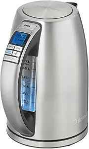 51wF460bD1L.__AC_SX300_SY300_QL70_FMwebp_ Cuisinart PerfecTemp Electric Kettle CPK-20 review Best Programmable Stainless Steel Kettle