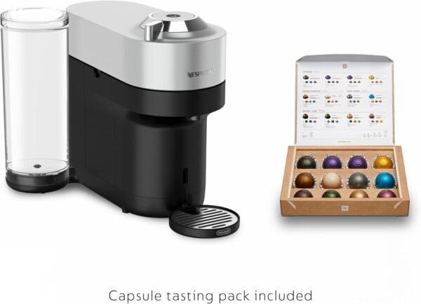 613jTgBbtSL._AC_SL1500_ Nespresso Vertuo Pop+ Deluxe Coffee and Espresso Machine Review Silver Edition Highlights