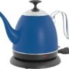 614nSo38mL._AC_SL1500_ Chantal Mia electric water kettle review Matte Blue stylish and efficient choice