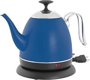 614nSo38mL._AC_SY300_SX300_ Chantal Mia electric water kettle review Matte Blue stylish and efficient choice