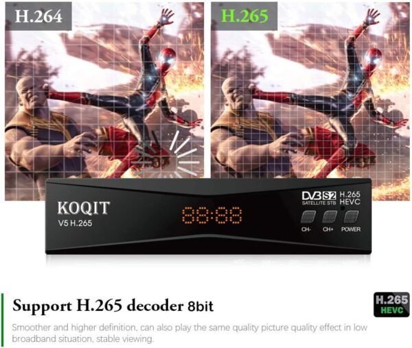 61DxvPwS5BL._AC_SL1000_ Comprehensive review of the KOQIT V5H satellite receiver with Meecast streaming features