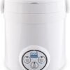 61EcfuZi5AL.__AC_SX300_SY300_QL70_ML2_ Aroma Housewares (MRC-903D) Mi 3-Cup (Cooked) (1.5-Cup UNCOOKED) Digital Cool Touch Mini Rice Cooker,White