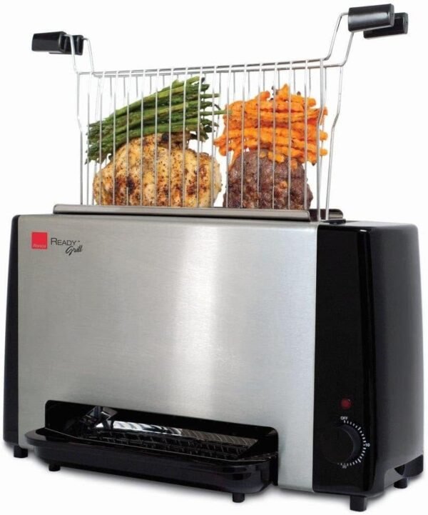 61OypQzENRL._AC_SL1025_ Ronco Ready Grill RG1001BLGEN review portable electric indoor grill features