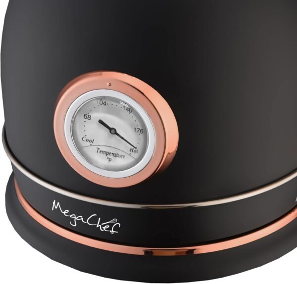 61T1zWXIvL._AC_SL1500_ MegaChef Electric Tea Kettle Review Matte Black Design and Performance Insights