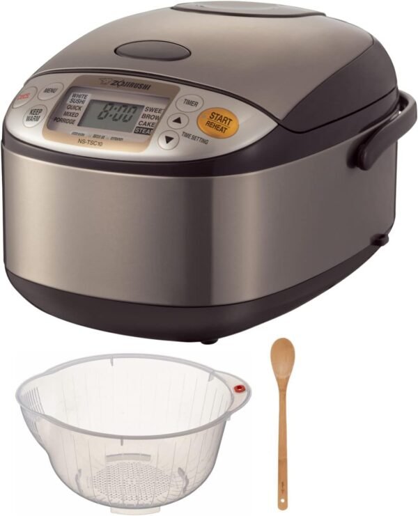 61UHnX9SrQL._AC_SL1500_ Zojirushi Micom Rice Cooker Review 5.5-Cup Stainless Brown Bundle Features and Performance