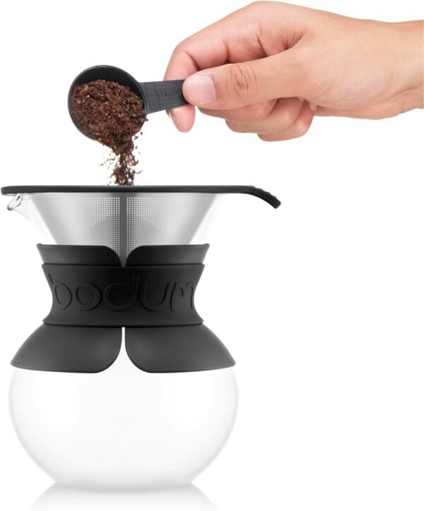 61akP3dJCAL._AC_SL1500_ Review of Bodum Pour Over Coffee Maker 17oz with Stainless Steel Filter