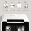 61egtWmS0VL._AC_SL1200_ HAVA Countertop Dishwasher TDQR07 review compact portable design with 8 wash programs