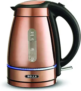 61qhfddFaGL.__AC_SX300_SY300_QL70_FMwebp_ Review of BELLA 1.7 Liter Electric Tea Kettle Copper Chrome for Stylish Kitchens