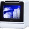 61wzRPiZpVL._AC_SL1200_ HAVA Countertop Dishwasher TDQR07 review compact portable design with 8 wash programs