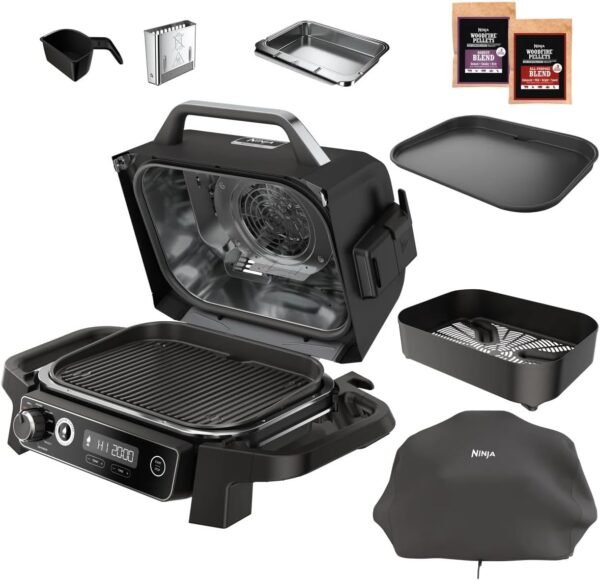 61xBhBWgQIL._AC_SL1200_ Ninja OG705CO 7-in-1 Outdoor Electric Grill and Smoker review for BBQ enthusiasts