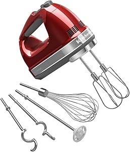 61zuesKxL._AC_SY300_SX300_ KitchenAid 9-Speed Hand Mixer KHM926 review perfect for versatile kitchen tasks
