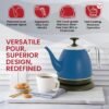 711b81qbfL._AC_SL1500_ Chantal Mia electric water kettle review Matte Blue stylish and efficient choice
