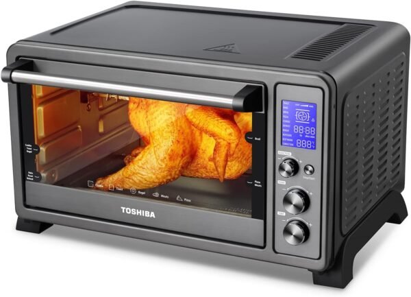 719xxyPqEwL._AC_SL1500_ Toshiba AC25CEW-BS Convection Toaster Oven Review Powerful 10-in-One Kitchen Essential