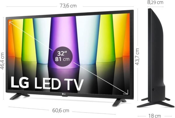 71A4TE6jdtL._AC_SL1500_ LG 32LQ63006LA Smart TV review exploring vibrant FHD LED display and AI features