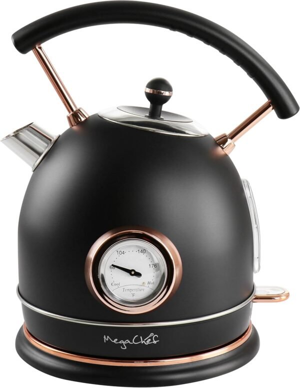 71DbYeBpACL._AC_SL1500_ MegaChef Electric Tea Kettle Review Matte Black Design and Performance Insights