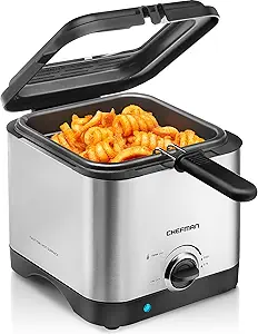71NPXYuw75L.__AC_SX300_SY300_QL70_FMwebp_ Chefman Fry Guy Deep Fryer Review Compact Design with Adjustable Temperature and Easy Cleanup