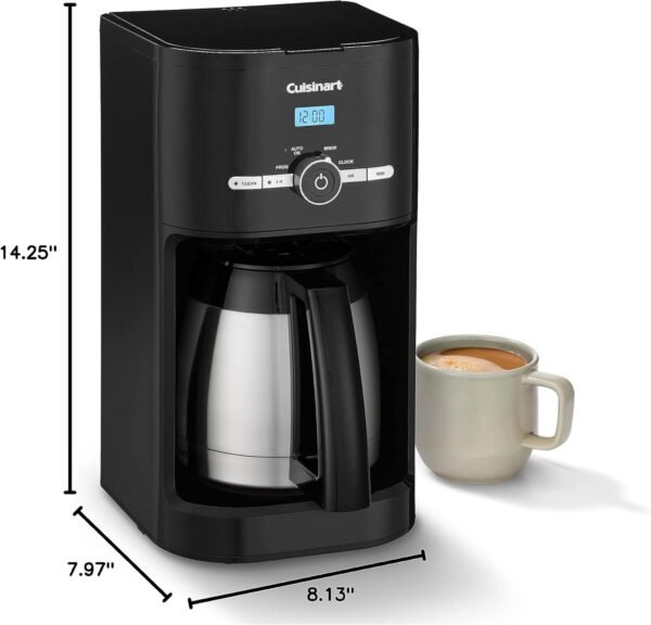 71P4BjFMxCL._AC_SL1500_ Cuisinart 10-Cup Thermal Coffeemaker review Programmable Black Coffee Machine for Everyday Use
