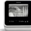 71QYw-3ajnL.__AC_SY445_SX342_QL70_ML2_ Farberware Portable Countertop Dishwasher FDW05WHA Review Compact Solution for Small Spaces