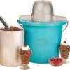 71RteWOLqHL.__AC_SY300_SX300_QL70_FMwebp_ Nostalgia Electric Ice Cream Maker ICMP400BLUE review Best 4-Quart option