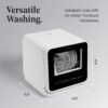 71UEZ79k5-L._AC_SL1500_ Farberware Portable Countertop Dishwasher FDW05WHA Review Compact Solution for Small Spaces