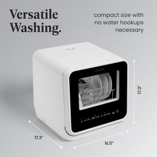 71UEZ79k5-L._AC_SL1500_ Farberware Portable Countertop Dishwasher FDW05WHA Review Compact Solution for Small Spaces