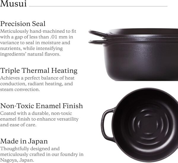 71VdTuezF9L._AC_SL1500_ Vermicular Musui-Kamado review Cast Iron Multicooker and Japanese Rice Cooker insights