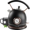 71Zcru43npL._AC_SL1500_ MegaChef Electric Tea Kettle Review Matte Black Design and Performance Insights
