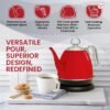 71babuDR1vL._AC_SL1500_ Chantal Mia Electric Kettle Review Best Compact Cordless Option for Kitchen Use