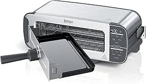 71cO3fqe9ZL.__AC_SX300_SY300_QL70_ML2_ Ninja ST101 Foodi 2-in-1 Flip Toaster review compact toaster oven features explored
