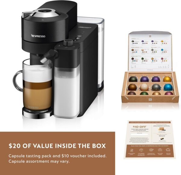 71d3Gc-vVRL._AC_SL1500_ Review of Nespresso Vertuo Lattissima Coffee Maker by De'Longhi Matte Black