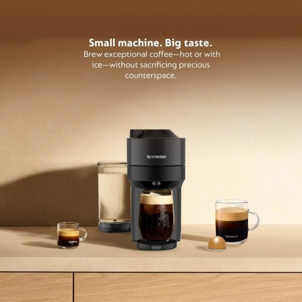 71eYFniBL._AC_SL1500_ Nespresso Vertuo Pop+ Coffee and Espresso Machine Review Liquorice Black Compact Design