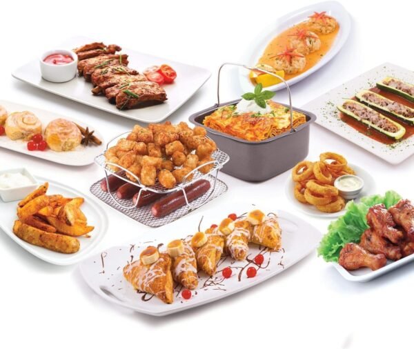 71lLS9IDeYL._AC_SL1500_ Nuwave Brio Air Fryer Accessories Review Reversible Rack and Baking Pan Tested
