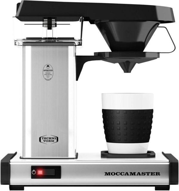71mf19J1whL._AC_SL1500_ Review of Technivorm Moccamaster Cup One Coffee Maker Polished Silver for Single Serve