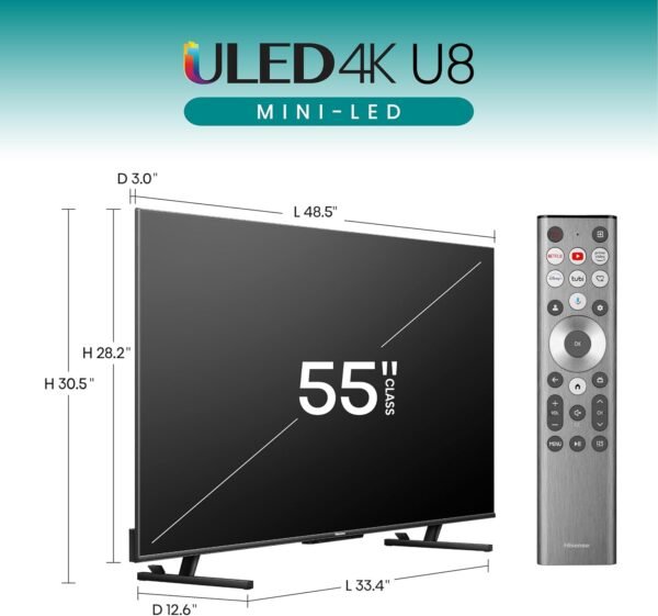 71qISfk8o1L._AC_SL1500_ Hisense 55U8N Mini-LED QLED TV review with Dolby Vision IQ and 144Hz gaming