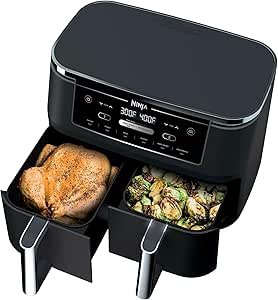 71r15oQewlL.__AC_SX300_SY300_QL70_ML2_ Ninja Foodi 6-in-1 XL Air Fryer Review DualZone Technology Tested