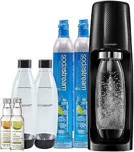 71rXC8Xt65L.__AC_SX300_SY300_QL70_ML2_ Review of SodaStream Fizzi Sparkling Water Maker Black for Home Use