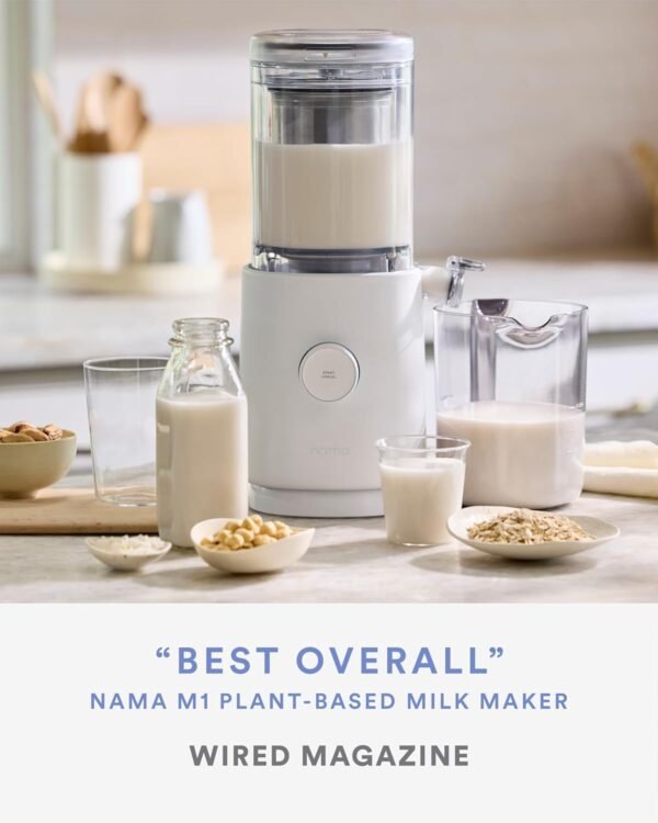 71uQX6rUdrL._AC_SL1500_ Nama M1 Plant Milk Maker Review Homemade Nut Milk Machine for Creamy Barista-Quality Results
