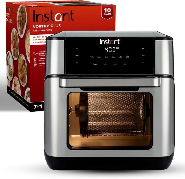 810hkJ0gU2L._AC_SL1500_ Instant Pot Vortex Plus Air Fryer review versatile 10QT functions with EvenCrisp