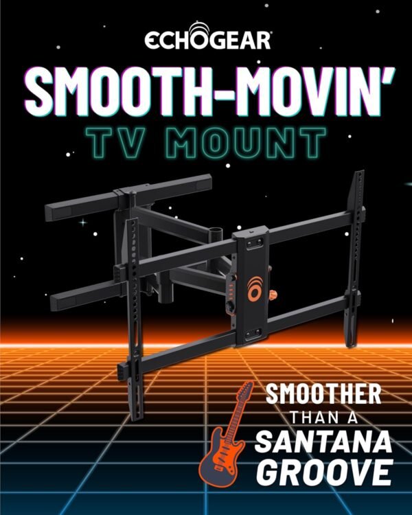 814Dk1HRsL._AC_SL1500_ ECHOGEAR Full Motion TV Wall Mount Review for Screens Up to 82 Inches