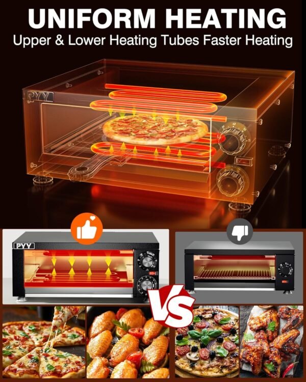 816MeOQWSAL._AC_SL1500_ PYY Electric Pizza Oven Review Best Countertop Pizza Maker for Home Use