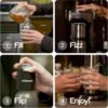 81Ep39scQL._AC_SL1500_-1 Drinkmate LUX Stainless Steel Sparkling Beverage Maker - Sparkling Water/Soda Streaming Machine That Carbonates Any Drink - Includes 2 CO2 Cylinders, 1 Carbonation Bottle, 1 Fizz Infuser