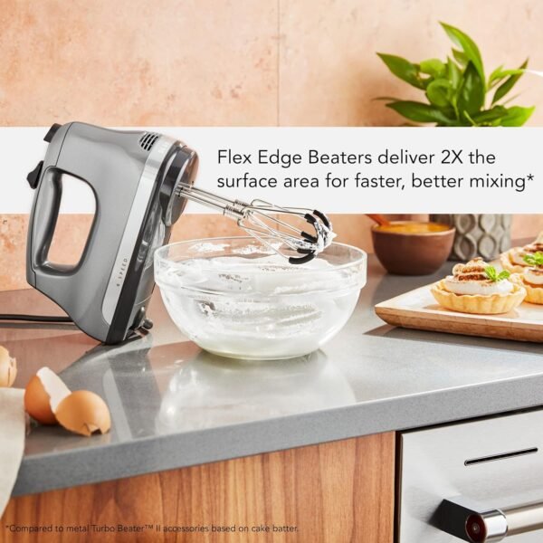 81Ft0iEEkcL._AC_SL1500_ KitchenAid 6 Speed Hand Mixer KHM6118 review Flex Edge Beaters tested