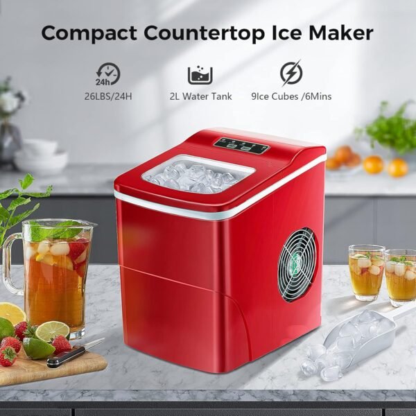 81MnUsABcRL._SL1500_ AGLUCKY Ice Makers Countertop Review Efficient Portable Machine for Home and Office Use